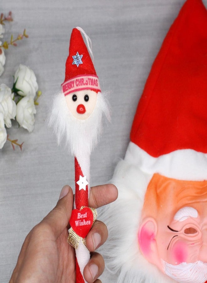 BAAL Santa Claus Mask With Stick For Kids and Adults - Image 5